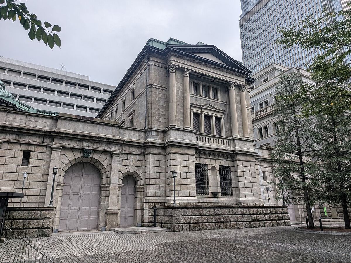 日本銀行本店(東京・日本橋、2026年8月)