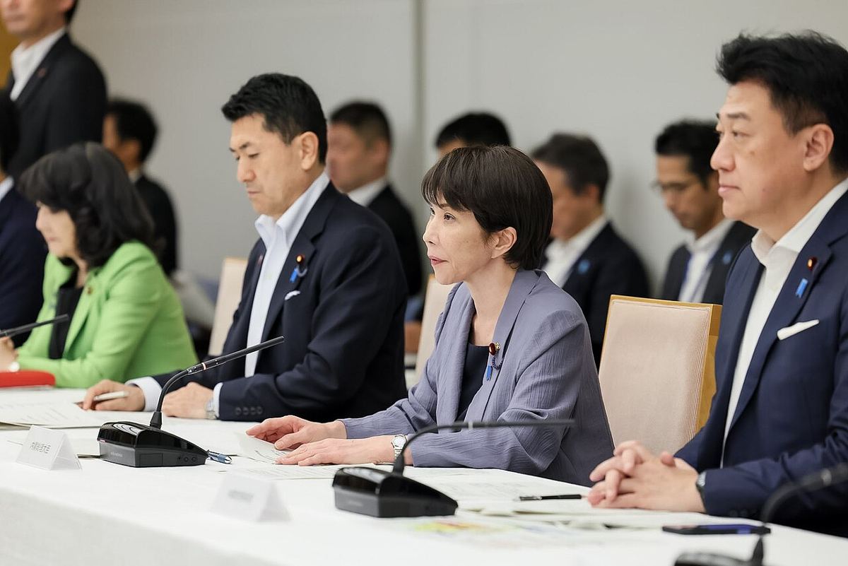 令和8年熊本地震の非常災害対策本部会議に出席する高市早苗首相（2026年7月28日）